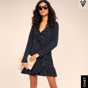 Lulu’s Polka Dot Wrap Dress